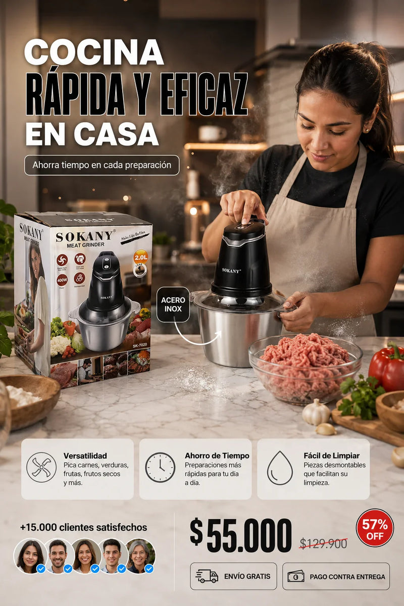 Picadora eléctrica Sokany