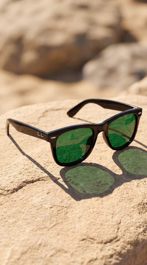NEGRA LENTE VERDE